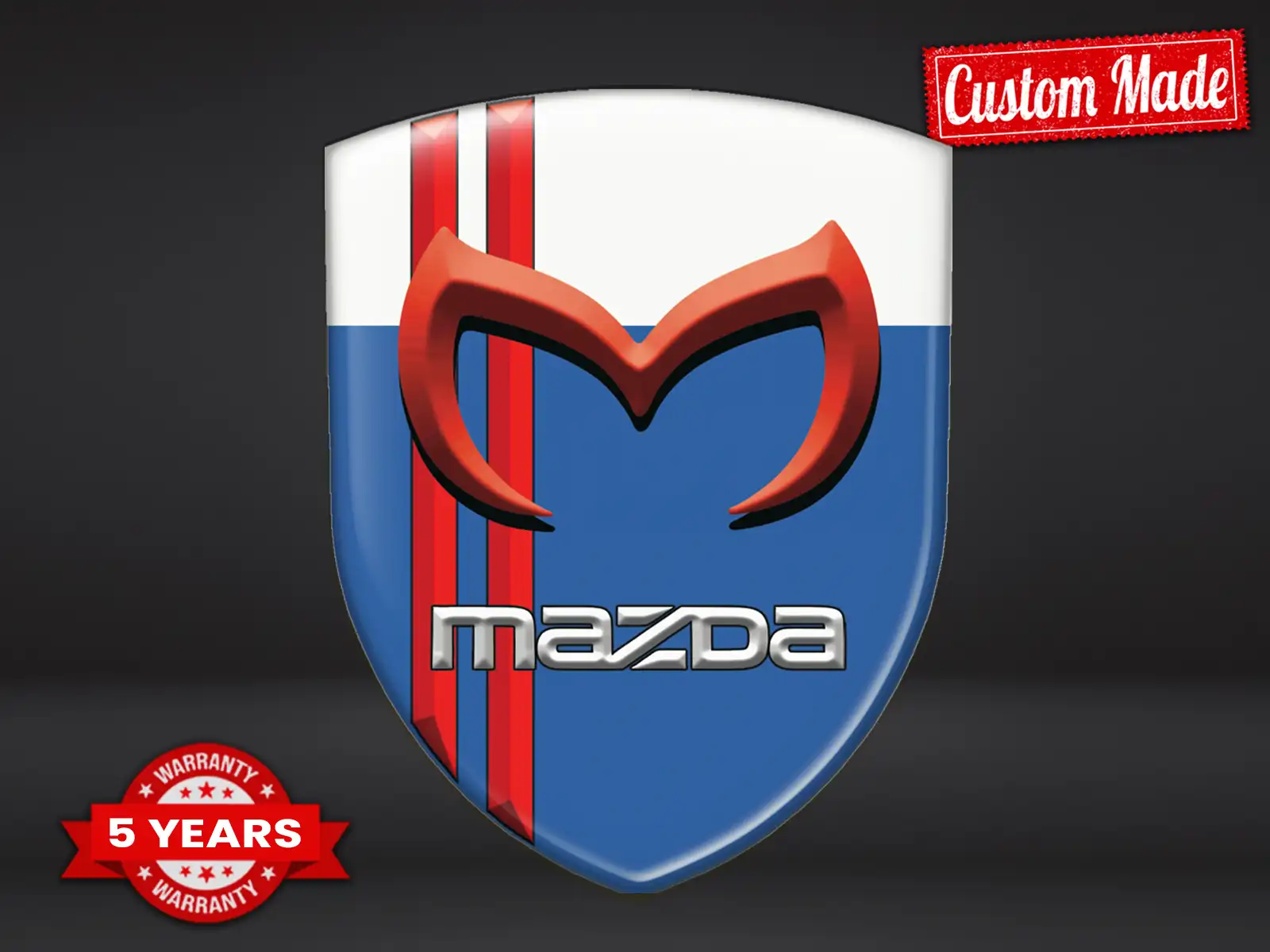 Mazda Decalcomanie Lunotto Auto Premium Lusso Regolabili